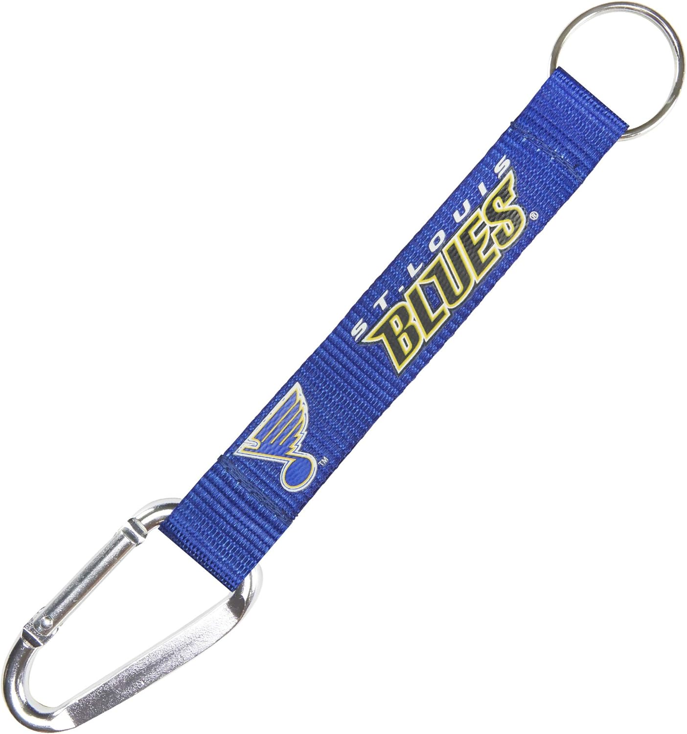aminco NHL St. Louis Blues Carabiner Lanyard Keychain