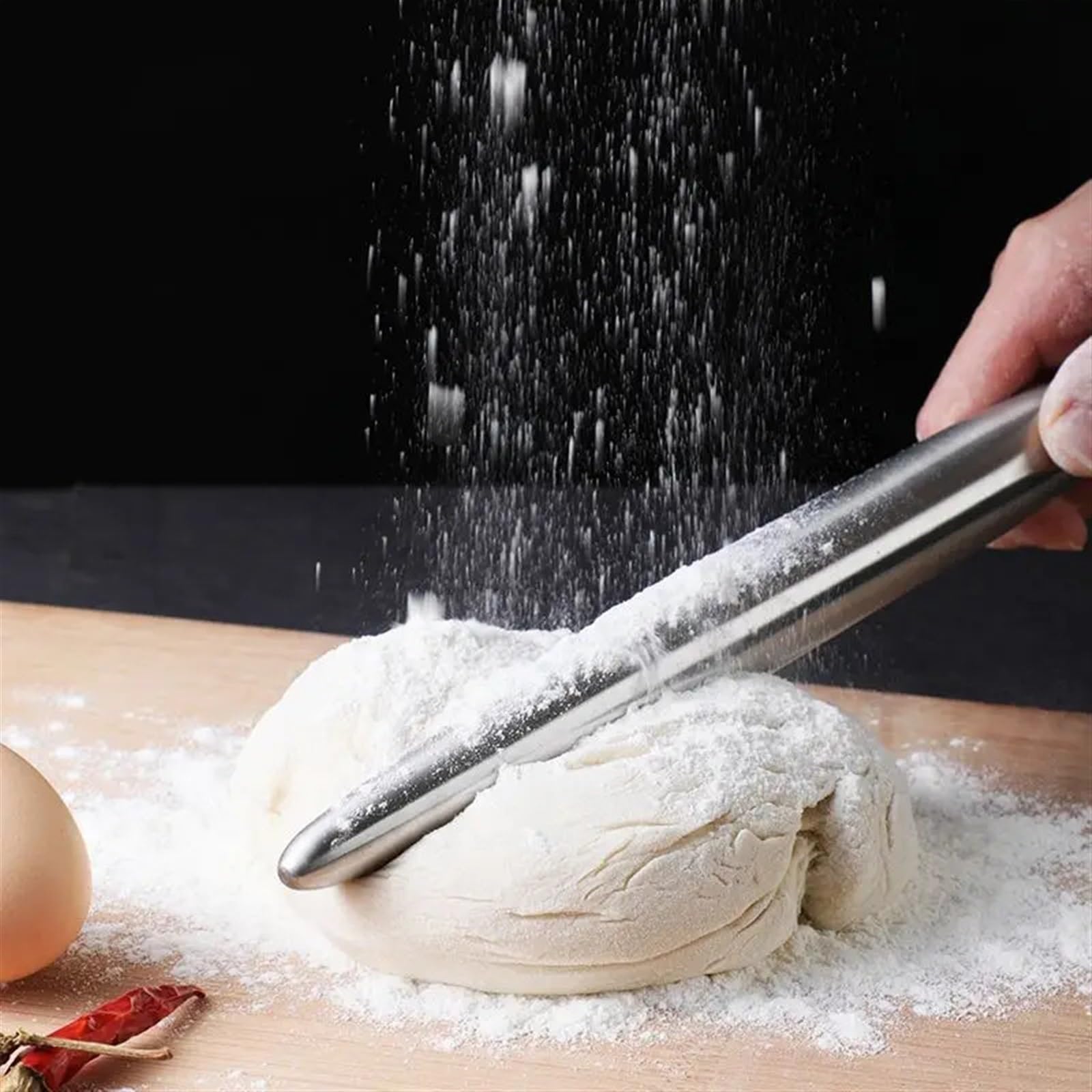 Deeg Baker Roller Kleine Non-Stick Houten Deegroller Voor Bakken Pizza Thuis Keukengerei