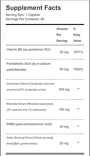 Miniatura 4 de MILAGRO ADRENAL ESSENCE DOCTOR'S CHOICE - Suplemento adratogénico de hierbas y vitaminas