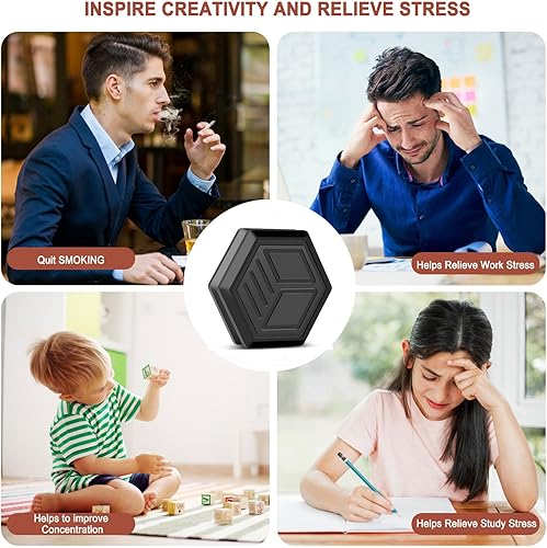 Miniatura 6 de Juguetes para ansiedad de metal deslizante, deslizante, múltiples direcciones, para adultos, imán para adultos, alivio del estrés, TDAH, oficina,