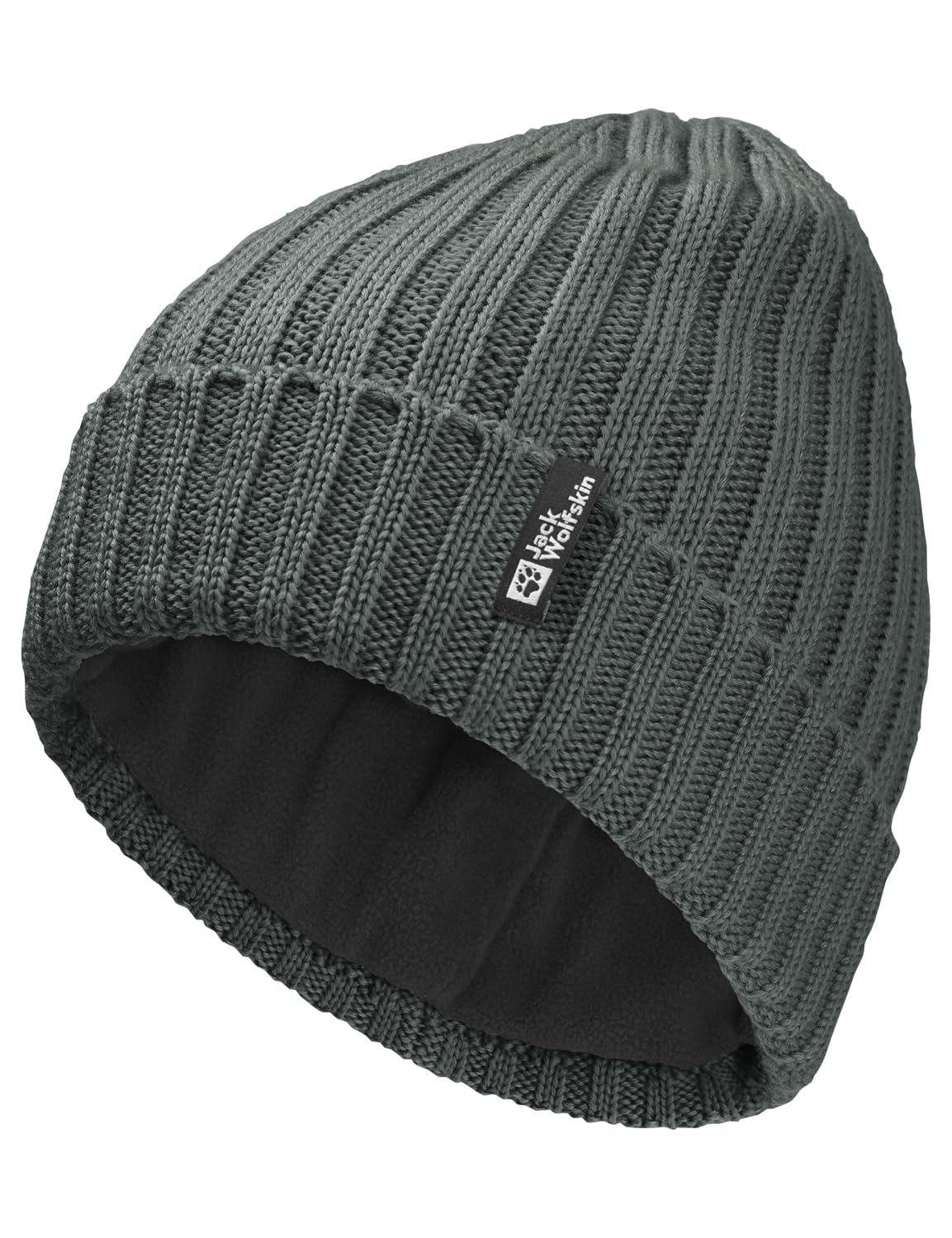 Jack Wolfskin Unisex Rib Knit Beanie Hat
