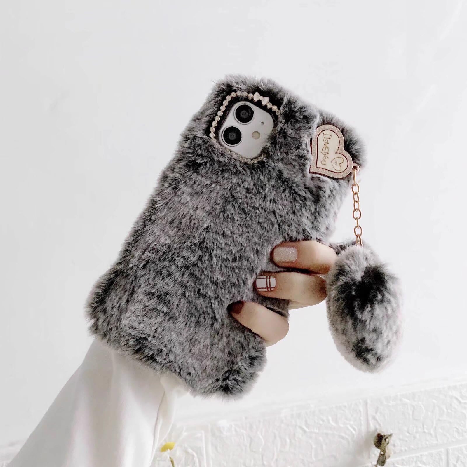 Amazon.com: Miagon Cute Fluffy Case for Xiaomi Redmi Note 13