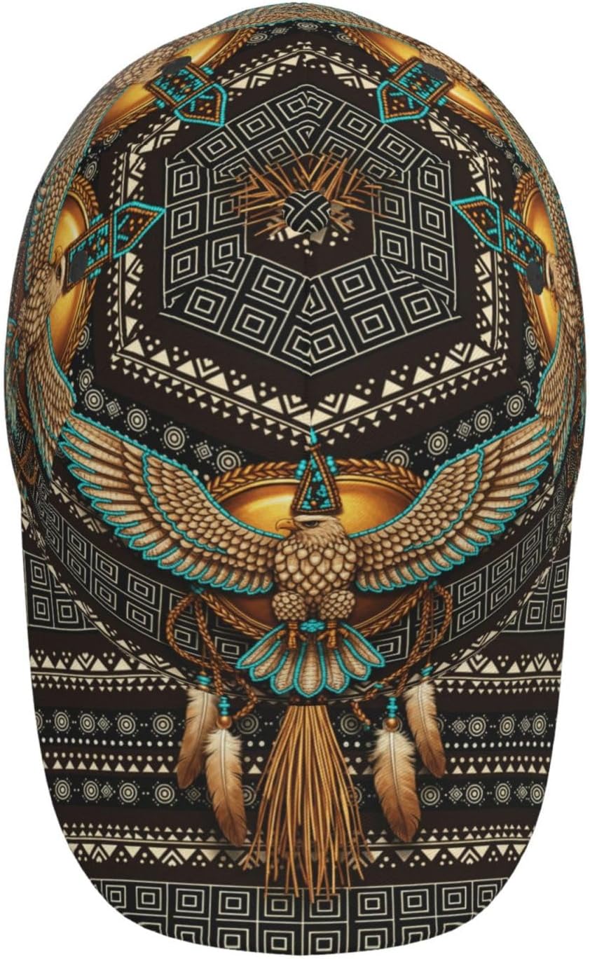 Indian Baseball Cap,Native American Baseball Hat,Fashion Snapback Hats Outdoor Trucker Hat for Women Men