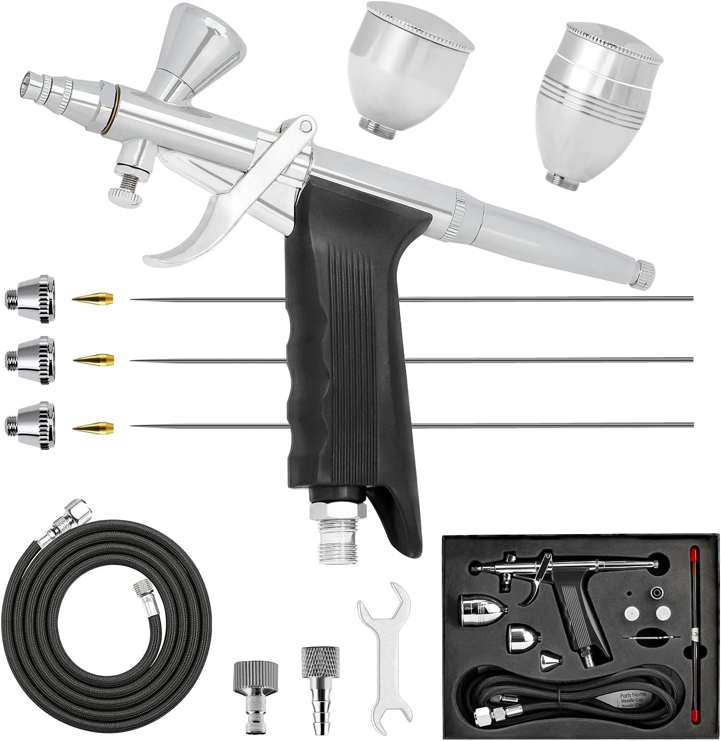 YXGOOD Airbrush Kit, Double Action Trigger Airbrush Gun