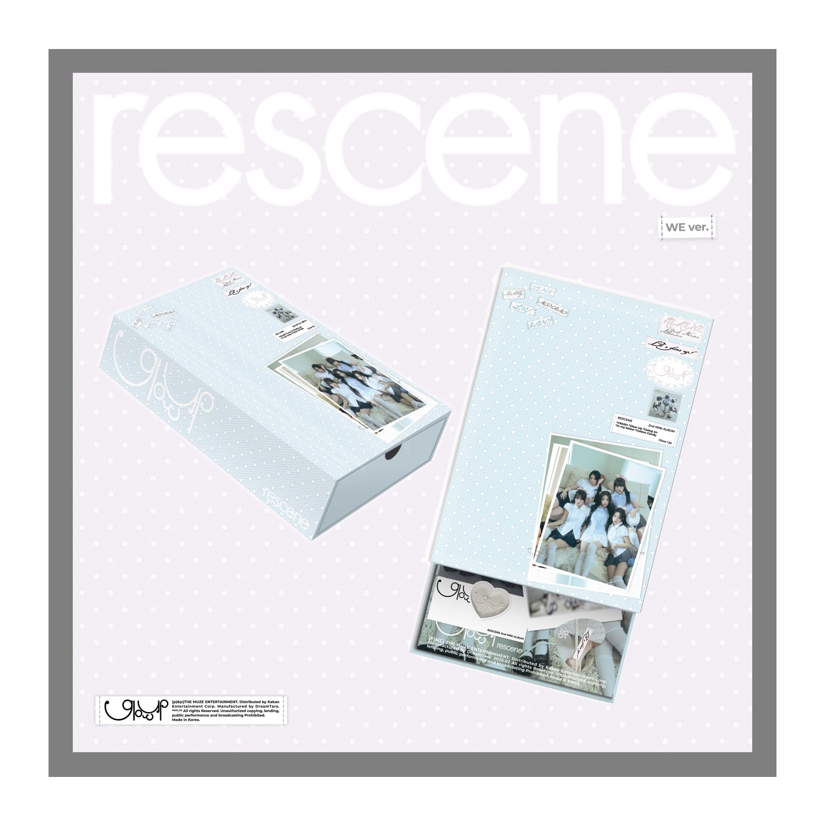 Amazon.com: RESCENE Glow Up 2nd Mini Album with Tracking Sealed