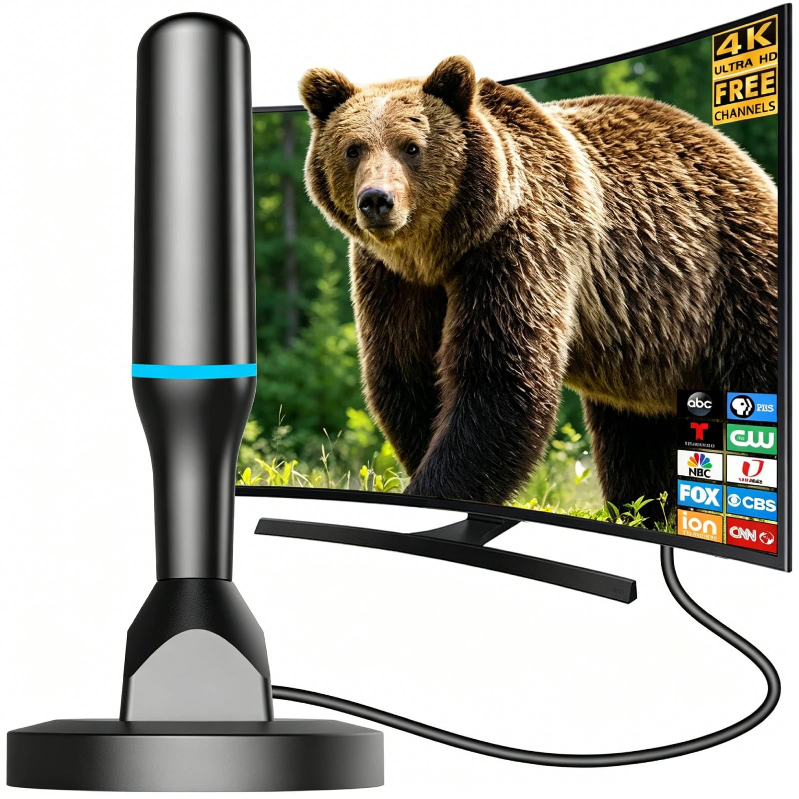 Digital Indoor TV Antenna for Smart TV for Local Channels