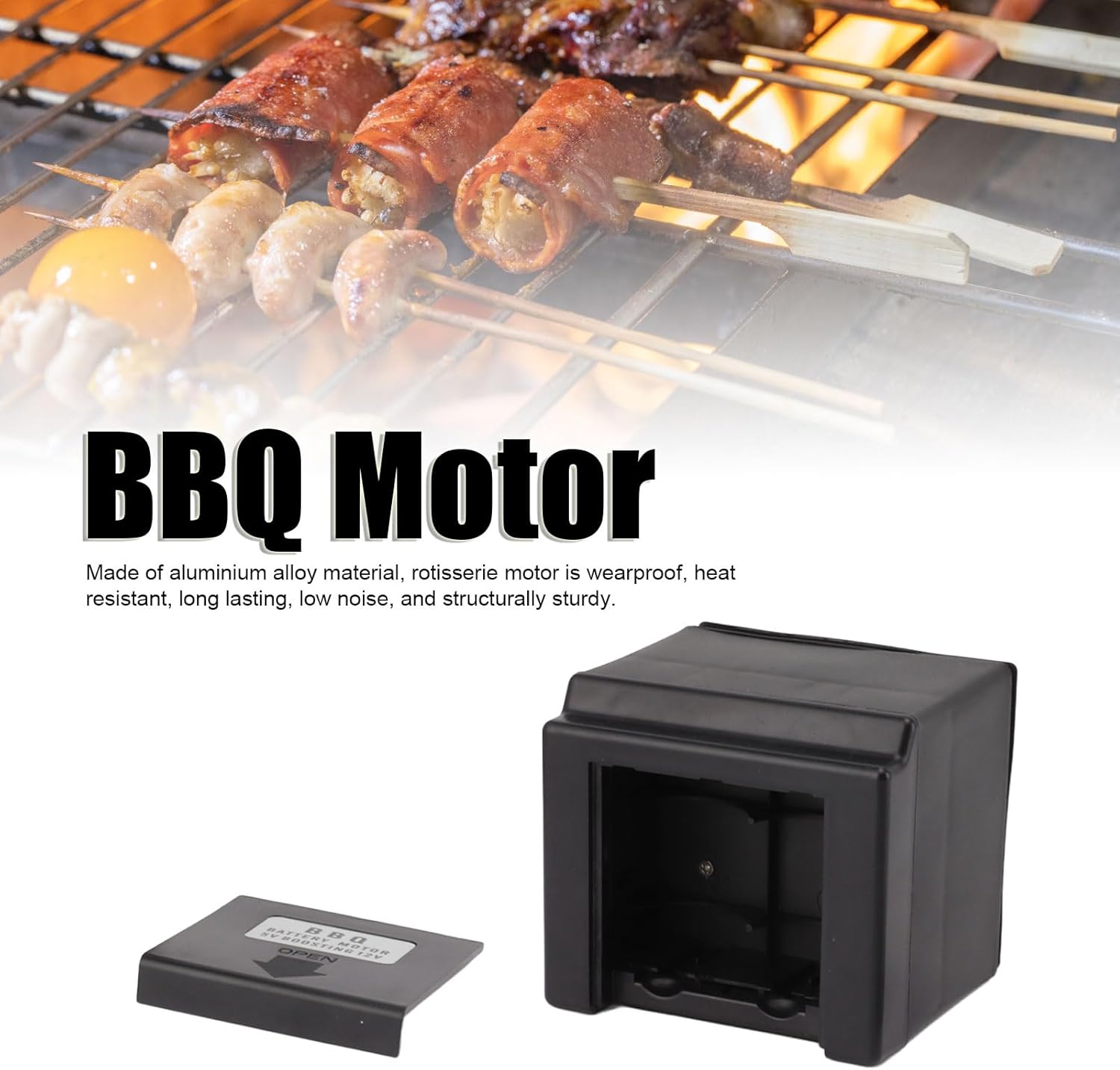 Electric Roaster Barbecue Motor, BBQ Rotisserie Motor, Grill Rotisserie Motor for Goat Pig Chicken Roaster