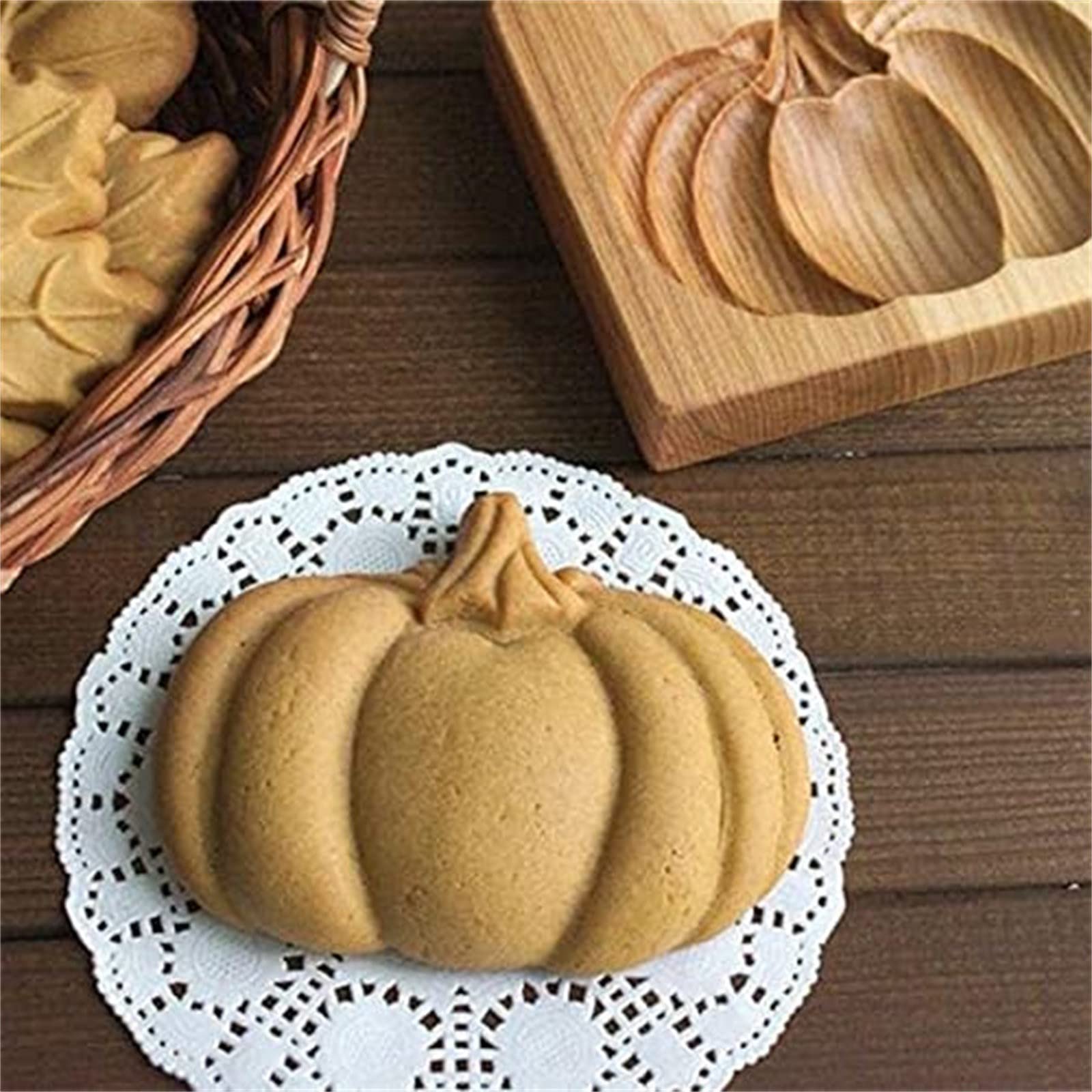 Moules En Bois Sculpté Pour Biscuits - Motifs Animaux, Fleurs, Noël, Pâques (lot Varié)