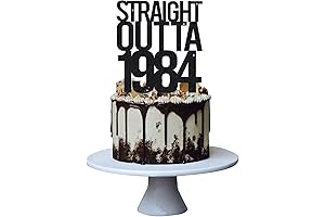 Straight Outta 1984 40th Birthday Topper for Men and Women