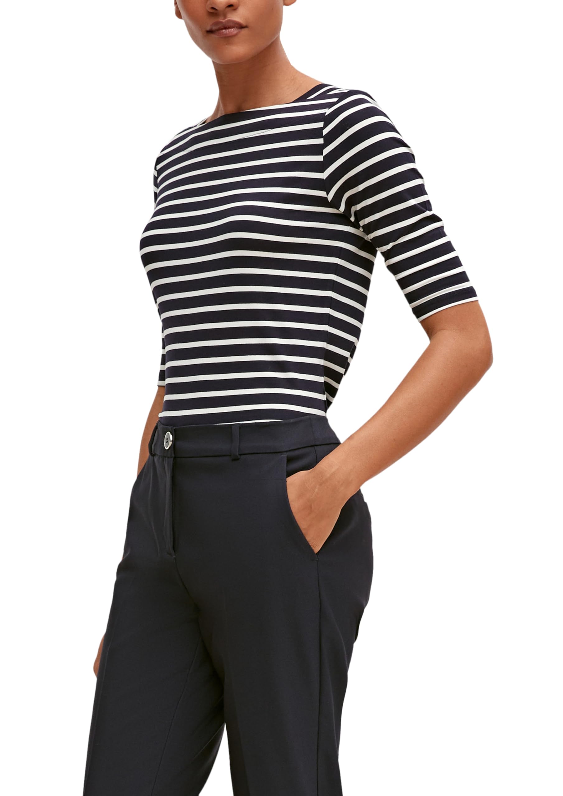 comma Women's 60.2.61.12.130.2128746 T-Shirt, 59g4, 6