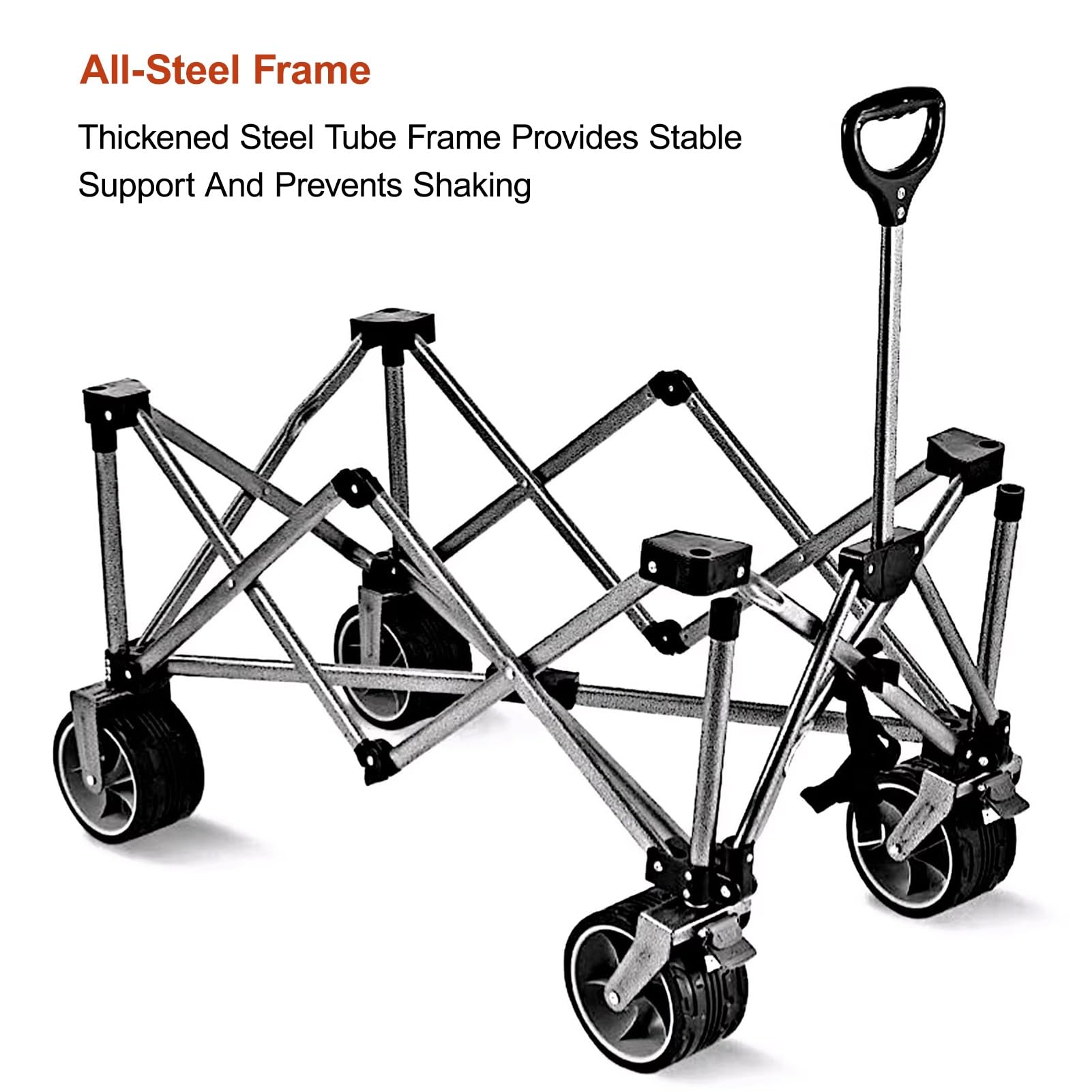 Carrello portatile per esterni con tettoia pieghevole Market ll Display nd leggero pieghevole e per eventi Mercati stradali e fiere (marrone)