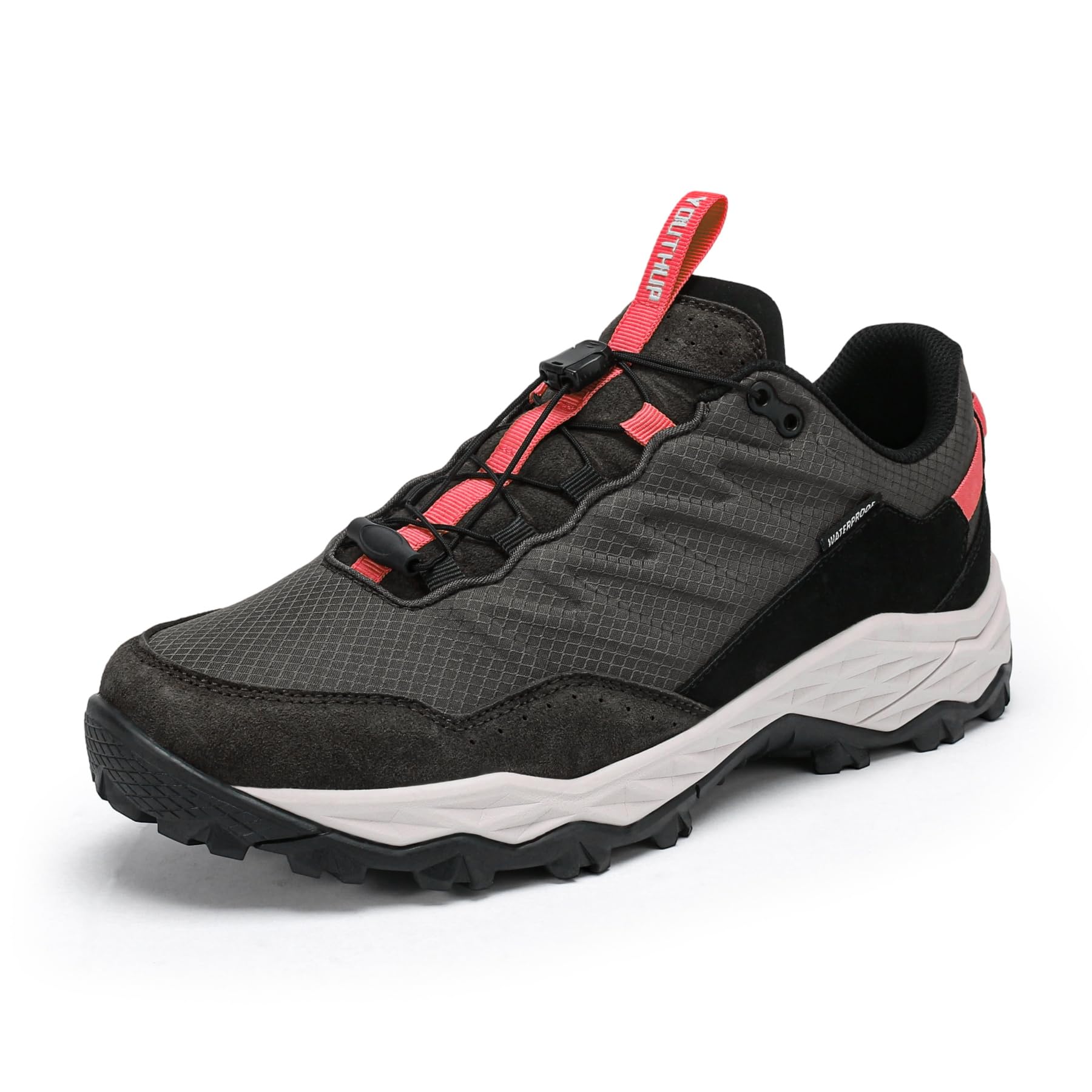 YOUTHUP Herren Wanderschuhe wasserdichte Low Freizeit Sportschuhe | Urban-Outdoor Style, Leicht & Atmungsaktiv für Langlebigkeit, Wasserdicht & Rutschfest für Trail
