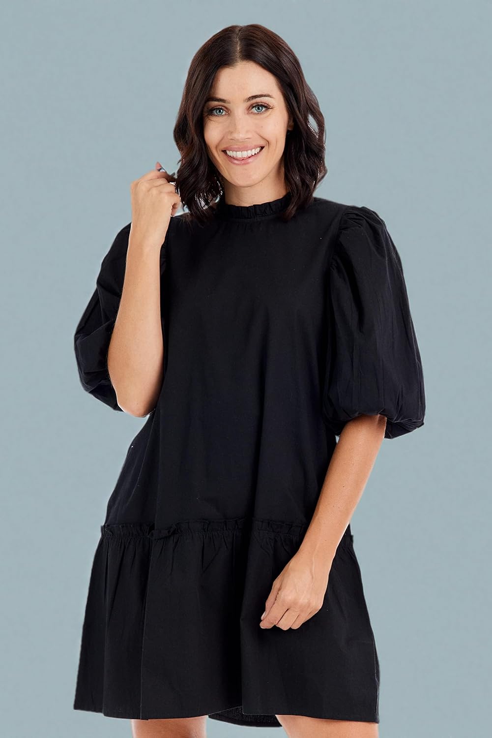 Mud Pie Womens Mud Pie Women's Milan Flounce Dress - Image 5