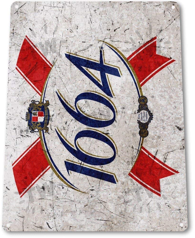 Biopracess Metalpostera58963 1664 French Beer Decor Wall Art Bar Pub France Shop Store Cave Metal Sign Tin Warning Sign 8X12 Inches