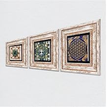 Pinecone Stone Hayat A ac , Ya am  i e i, Fas Desenli Vintage Ta  Duvar Tablosu -  er eveli Ta  Tablo - Dekoratif Duvar Sanat  - Modern Ev ve Ofis Duvar Dekoru T3-379