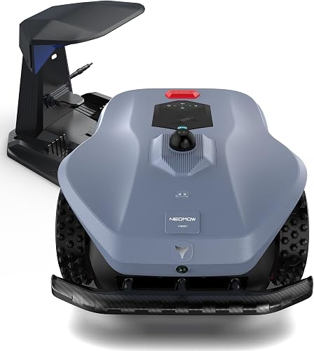 Neomow X2 Air 360° 3D LiDAR Robot Lawn Mower Wire Free for 0.37 Acre, No RTK Antenna, 4G App Control, GPS Anti-Theft, 13Ah, IPX6, Support Upgrade AI Bionic Triple Vision Module for Auto-Mapping