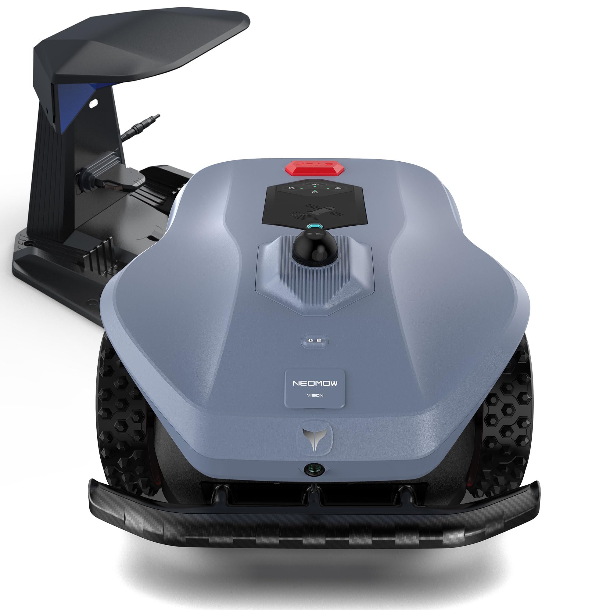 Neomow X2 Air 360° 3D LiDAR Robot Lawn Mower Wire Free for 0.37 Acre, No RTK Antenna, 4G App Control, GPS Anti-Theft, 13Ah, IPX6, Support Upgrade AI Bionic Triple Vision Module for Auto-Mapping