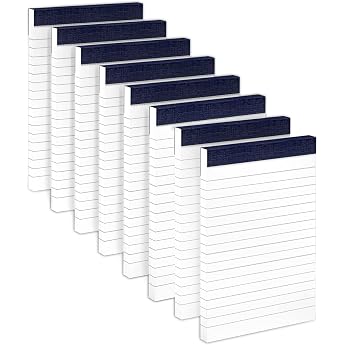 Notepad Small A6 for To Do List 8 Pieces Writing Pad Small Notepad
