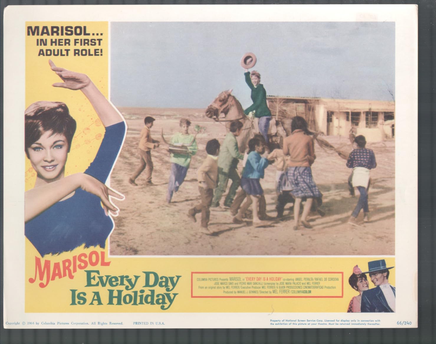 MOVIE POSTER: Every Day Is a Holiday 11x14 Lobby Card Marisol Comedy Musical