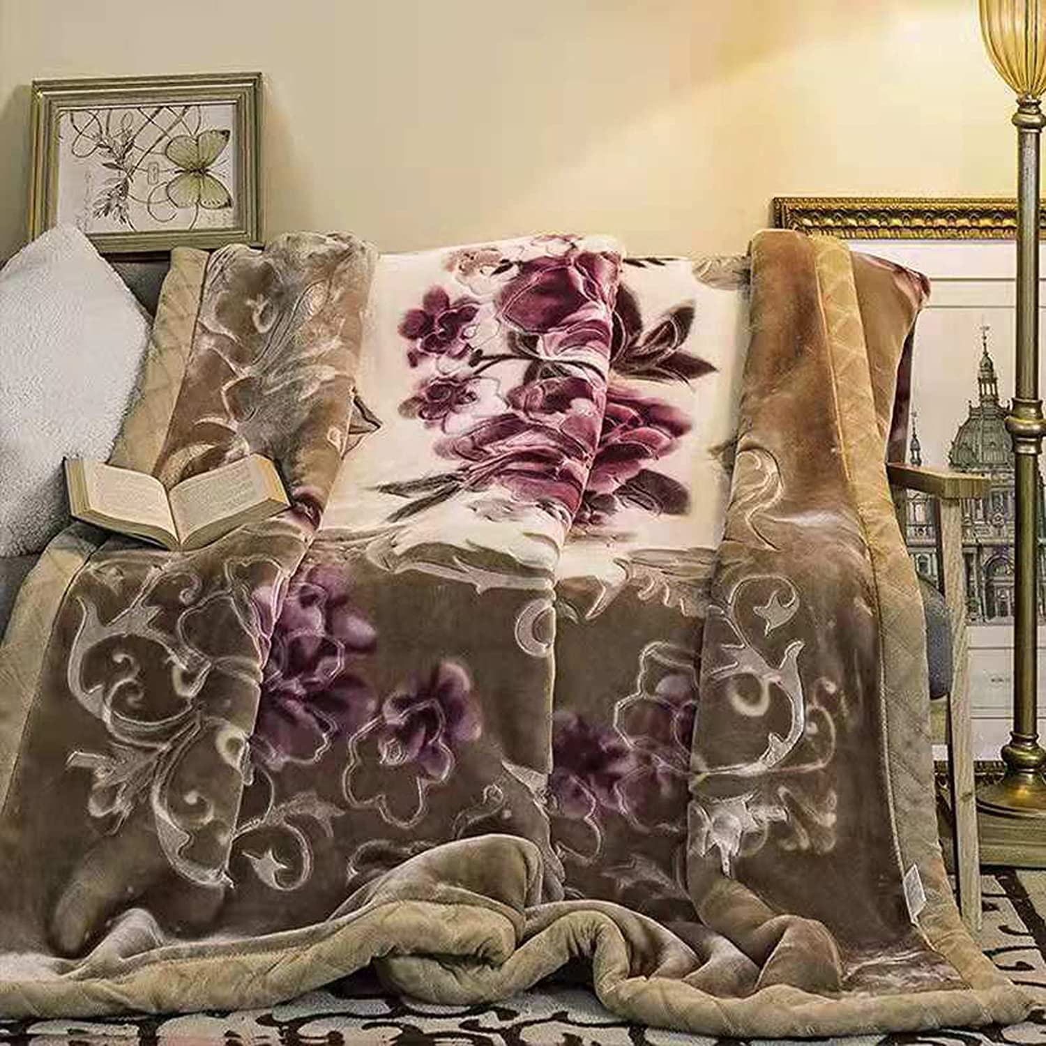 King GnuCEN+RAL BLANKET　【未開封】 Amazon.com: NEKOMARUKE Heavy Korean Mink Blanket - Full Size 71