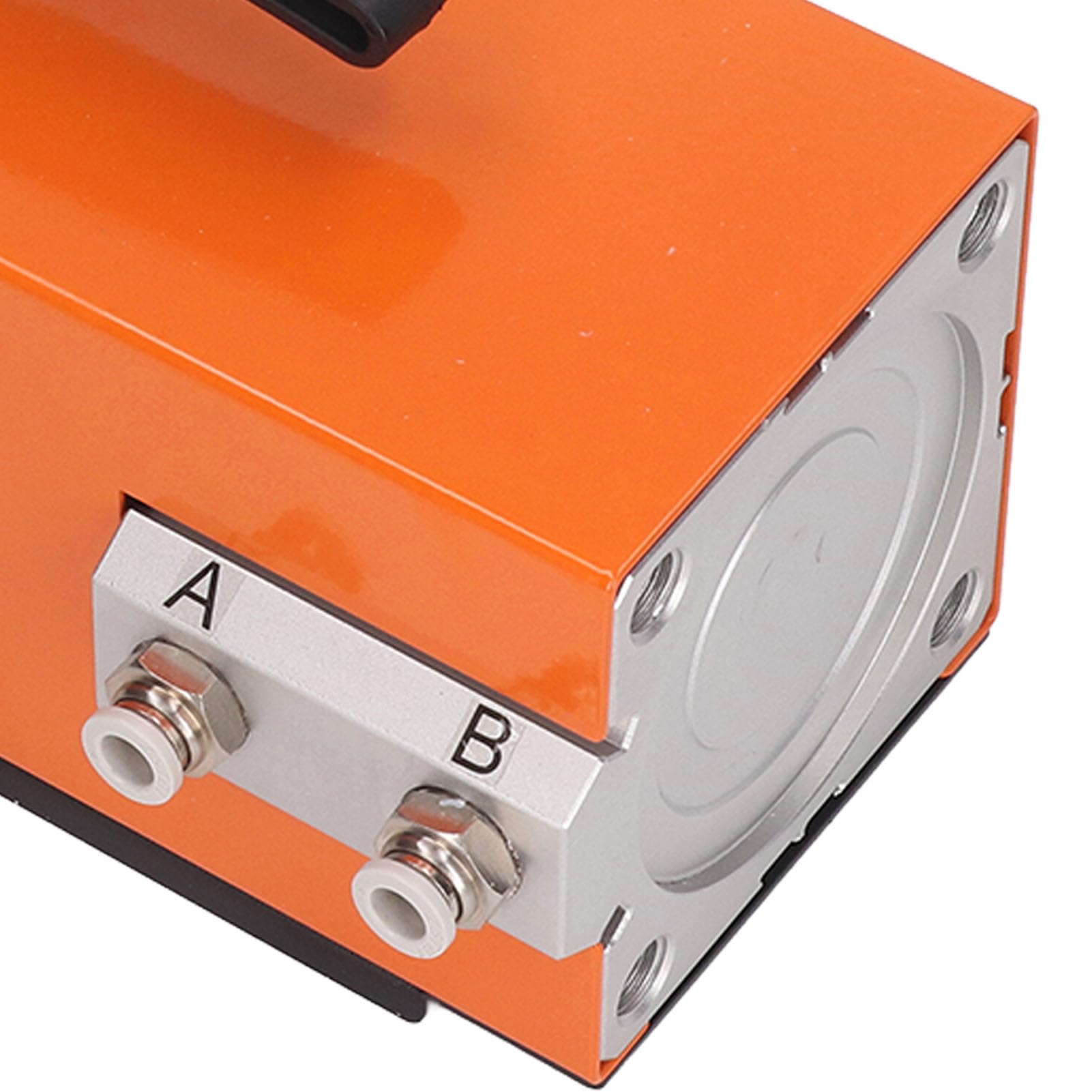 Crimpatrice pneumatica da banco per carichi pesanti, con pedale e set di 4 matrici, forza di crimpatura 13 kN, per crimpare cavi da 20 AWG a 6 AWG, terminali isolati, per