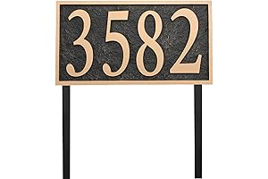 Address Sign Lawn Mounted - Easy-to-Find Customizable House Numbers for Your Yard or Garden
