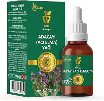 Arifo lu Ac  Elma Ya  10ml%100 Saf Arlab Bitter Apple Oil Pure Salvia Officinalis Oil