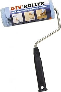 baufan GTV Roller 1 Stück | Spezialroller für sauberen und gleichmäßigen Kleisterauftrag direkt auf die Wand | Ideal für effizientes Arbeiten bei Tapezier- und Renovierungsprojekten