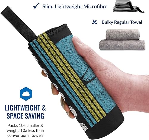 Miniatura 2 de Bahamas - Toalla de playa con toalla, 31.5 x 63 pulgadas, toallas de playa de microfibra suave, de secado rápido, absorbentes, sin arena, manta de