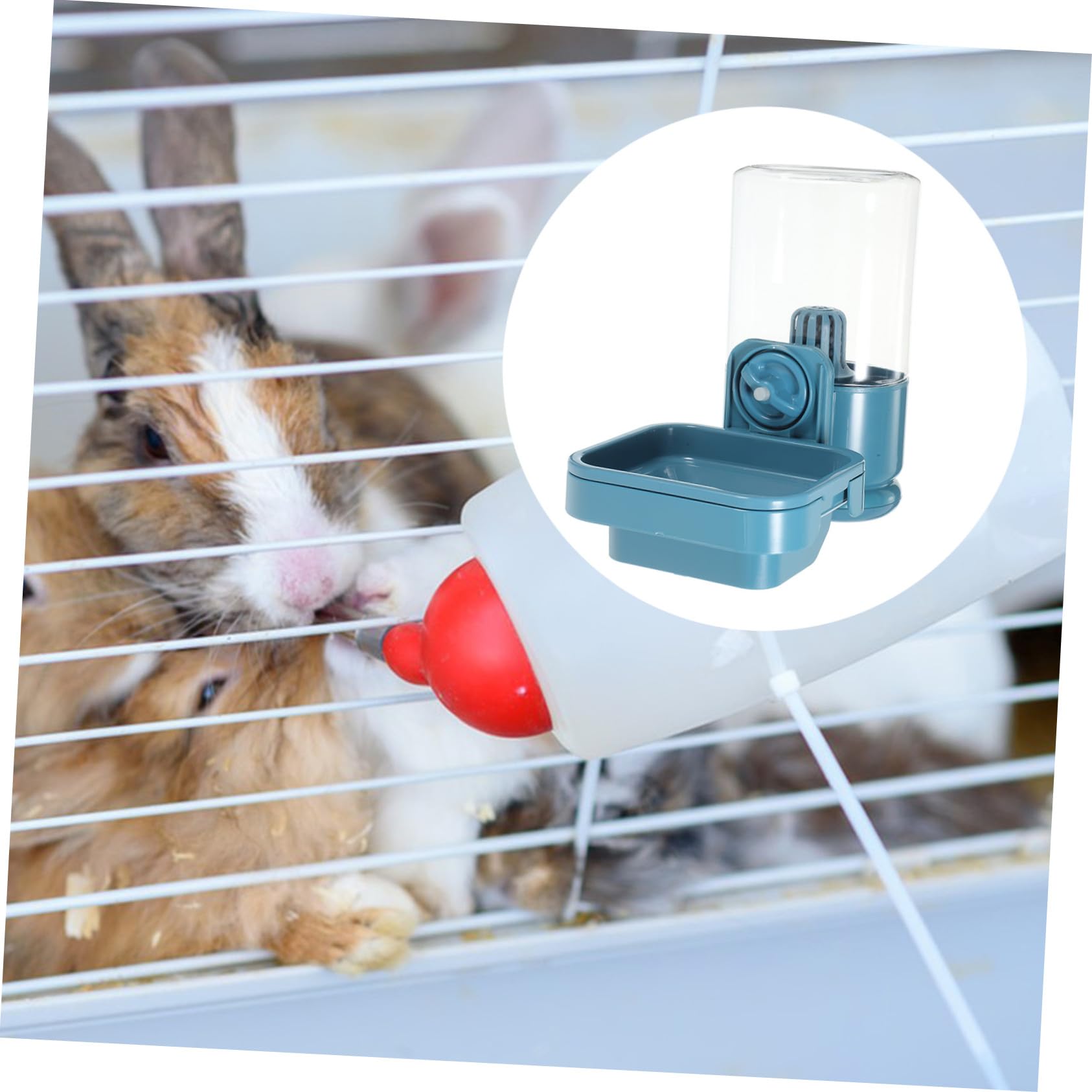 Dispenser per Animali Domestici Appeso Gabbia Bottiglia Anti-perdita Grande Capacità con Filtro Adatto a Conigli Criceti Porcellini Furetti Facilmente Pulibile e Portatile