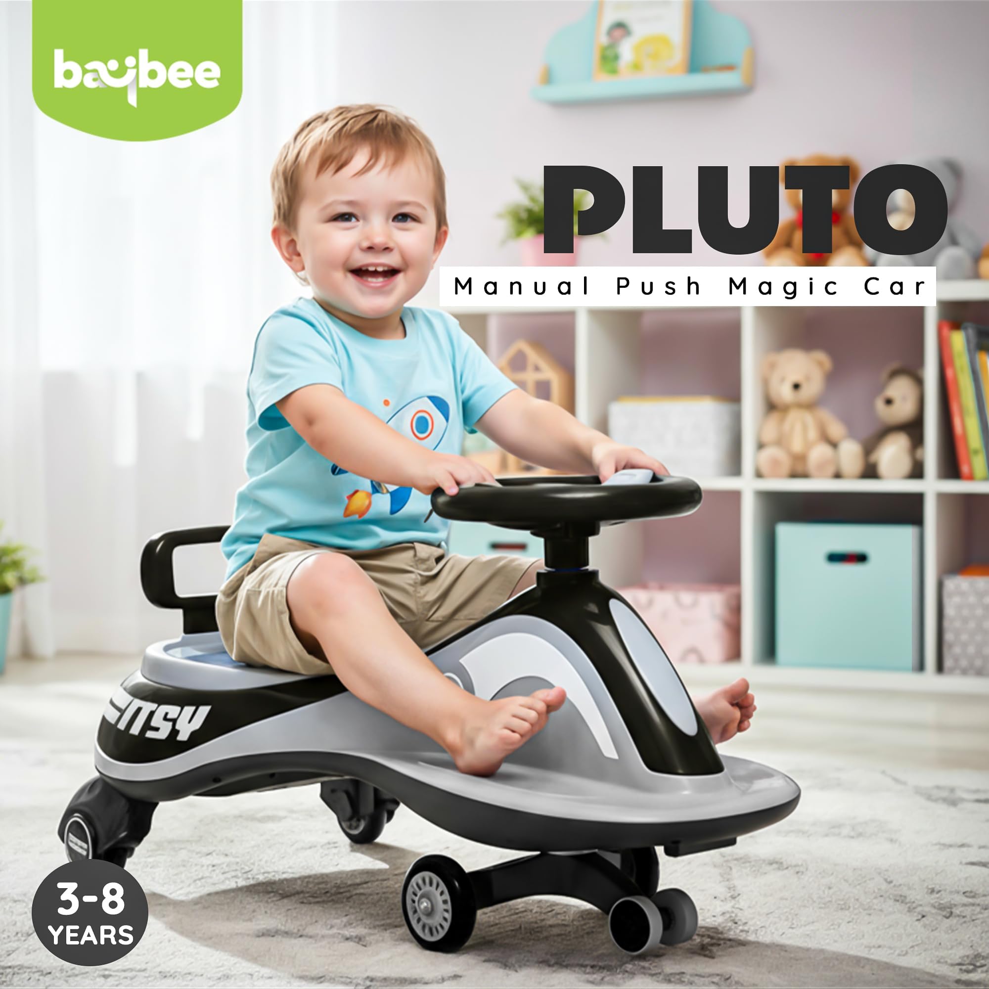 Baybee Pluto Swing Car - Ride On Toy for Kids -2 Baybee Pluto Swing Car - Ride On Toy for Kids -2