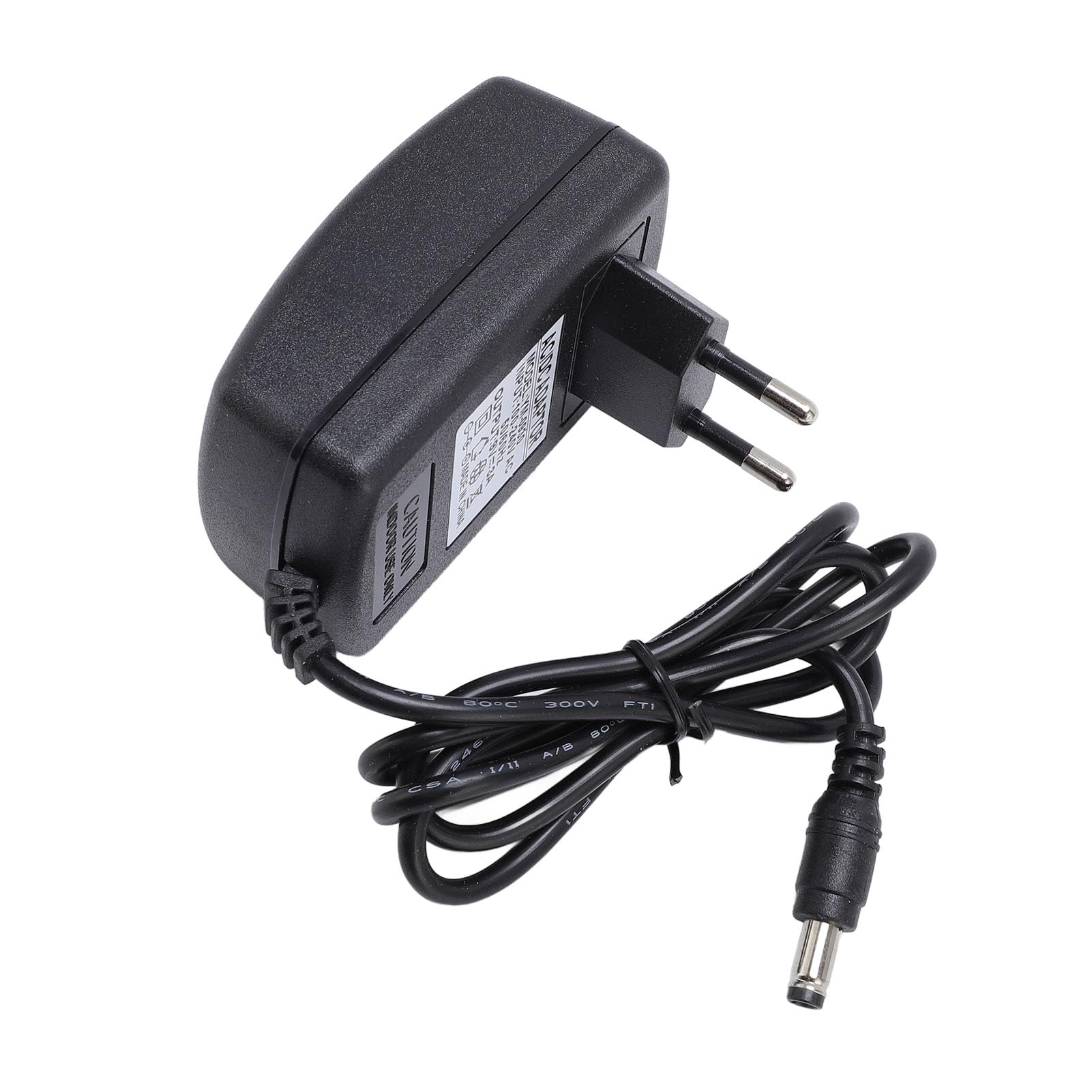 Cargador de Potencia, Enchufe de 5.5 Mmx2.5 Mm 9v 3A Adaptador de Alimentación Conexión Segura y Cable de 93 Cm para la Pantalla de Tapa (Enchufe de la UE)