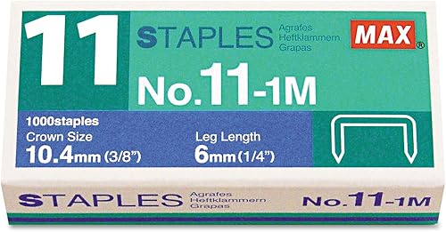 Max Grapas No. 11-1M para grapadoras Vaimo