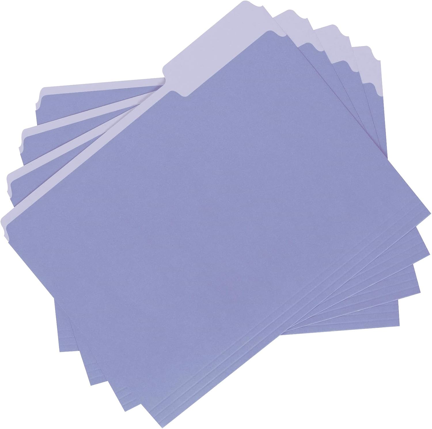  Basics File Folders, Letter Size, 1/3 Cut Tab, Lavender, 36-Pack : Office Products
