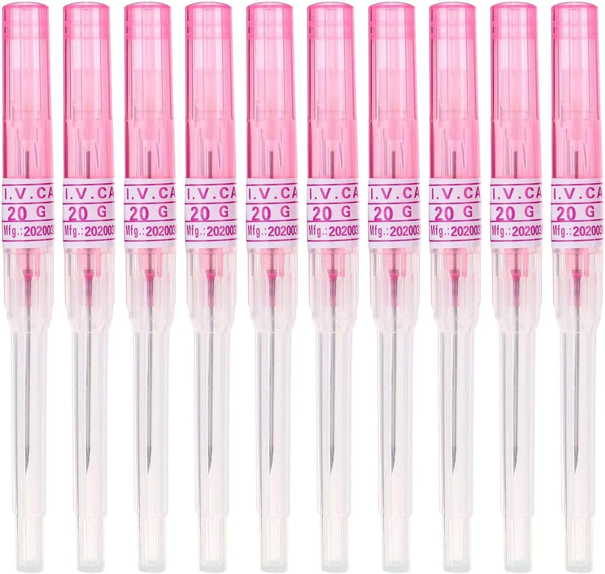 JinYan Piercing Needles 10PCS IV Catheter Needles Kit Piercing for IV Start Kits,Ear Nose Piercing Needles Supply