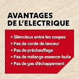Oregon Tronçonneuse Électrique Filaire 2400W avec Affûtage Automatique – Guide 45 cm, Faible Rebond, Lubrification Automatique – Système PowerSharp, Garantie 3 Ans (CS1500), Grey - 5
