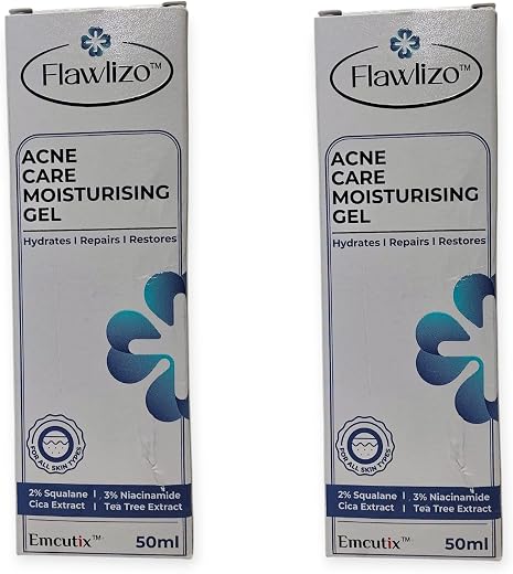 flawlizo acne care moisturising gel 50ml (PACK OF 2 * 50ML)