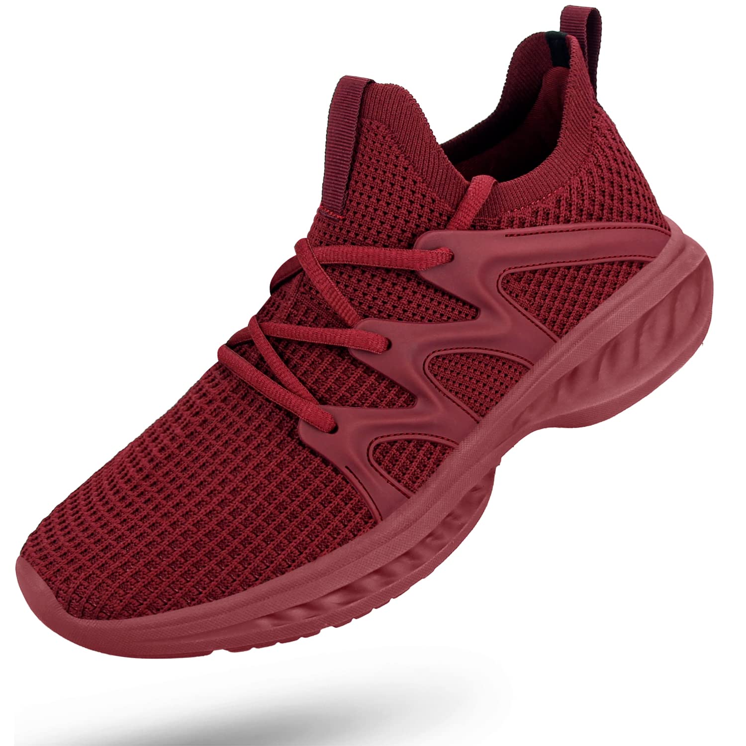 Men's Slip on Walking Shoes Athletic Non Slip Tennis Running Shoes