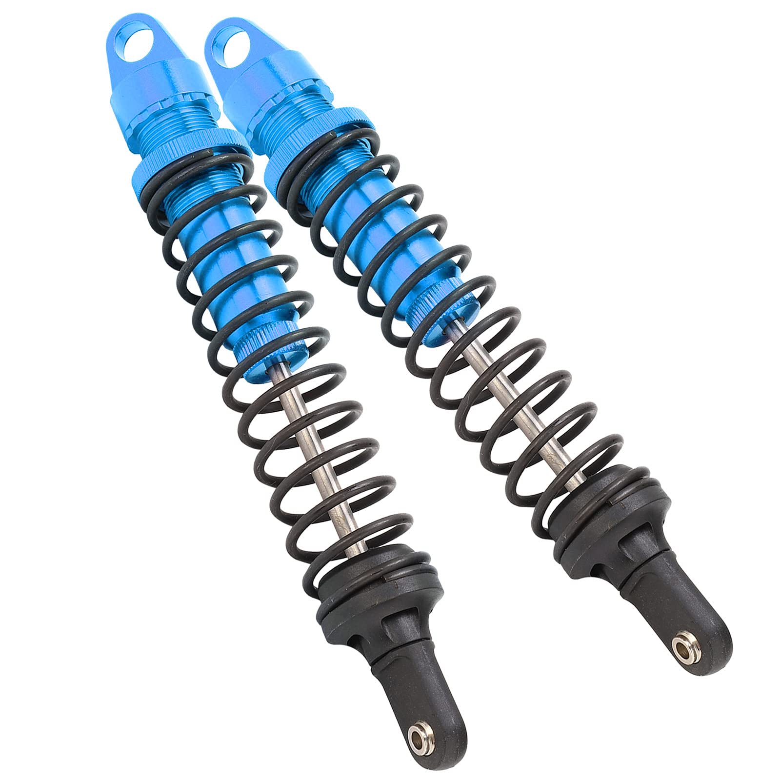 Amortiguador de aluminio RC de 195mm, 2 uds., para coches todoterreno de gasolina HSP 94050 1/5 RC (Azul)