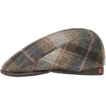 Mayser Frankie Flat Cap British Style Wool Checked Pattern Made in EU Men Autumn Winter