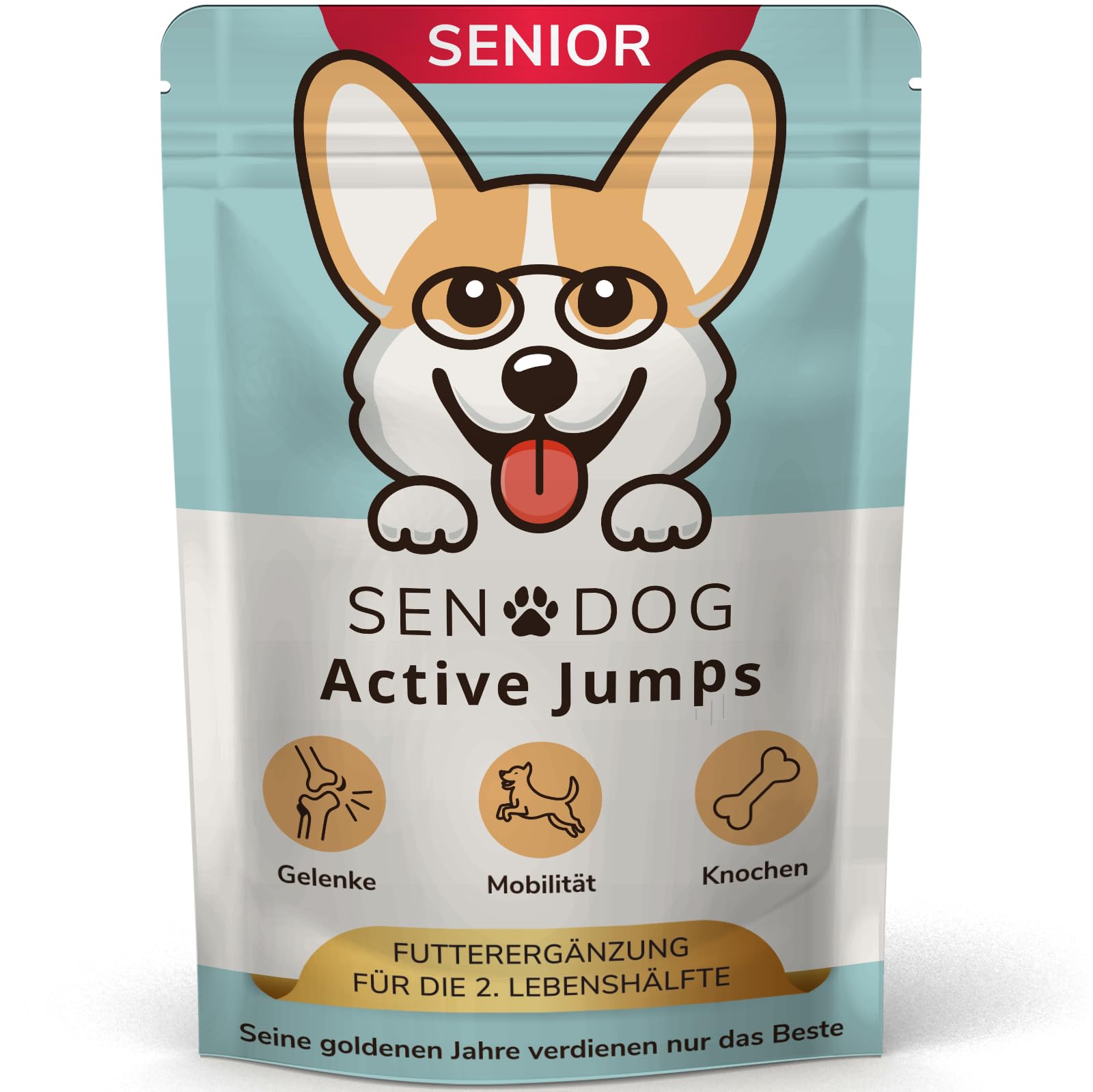 SENODOG Gelenktabletten fr ltere Hunde  Hilfe fr Arthrose & Knochen   Hochdosiert mit Glucosamin, MSM, Grnlippmuschel & Omega-3  Hohe  Akzeptanz, Keine Kapseln & Leckerli : Amazon.de: Haustier