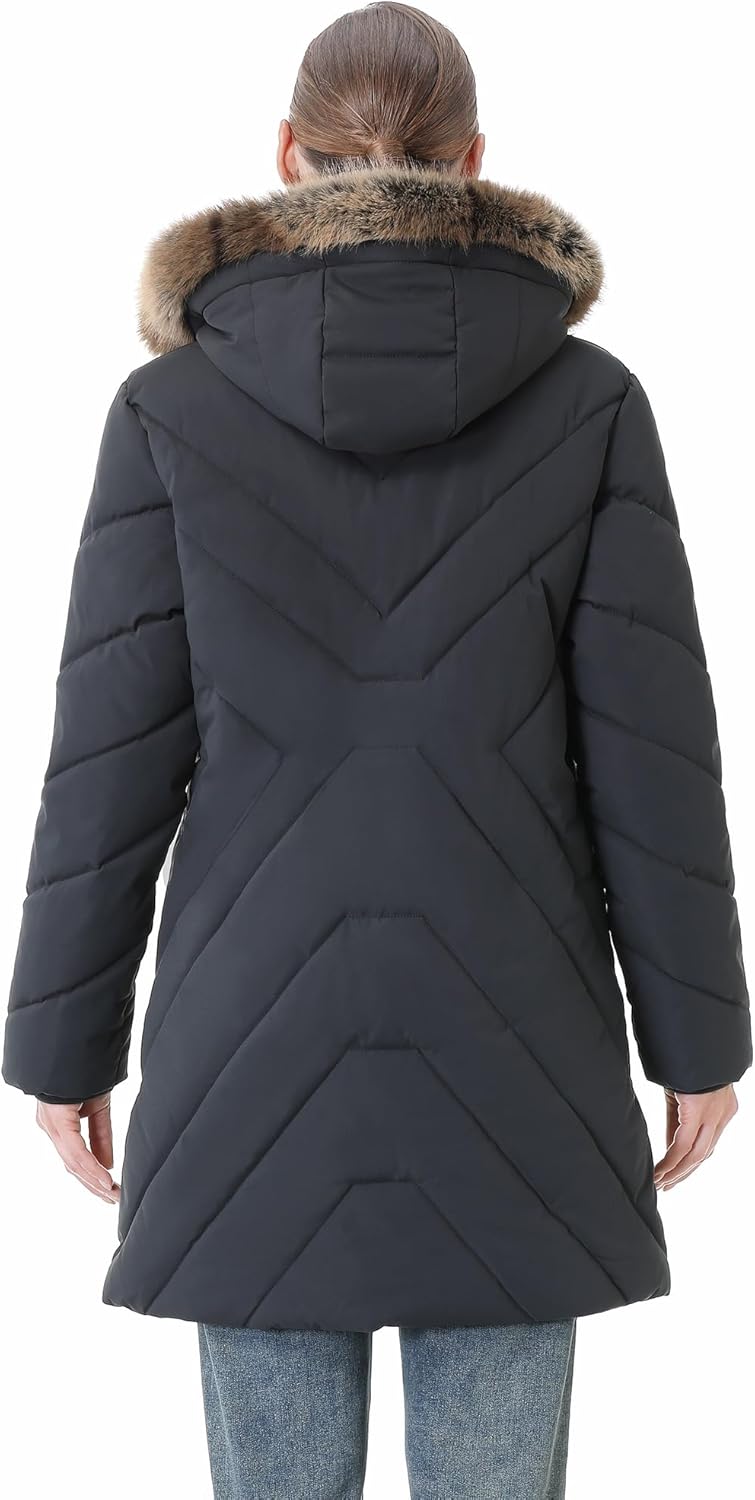Women's Winter Coat Long Puffer Jacket - Waterproof Warm Thickened Snow Coat for Women - Image 5