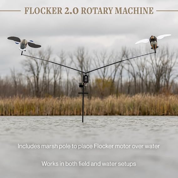 Lucky Duck Flocker 2.0 Rotary Decoy Machine