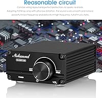 Vista 4 de Nobsound Amplificador de potencia digital de 100 W de frecuencia completa Mono Channel Audio Mini Amp Altavoz para el hogar con fuente