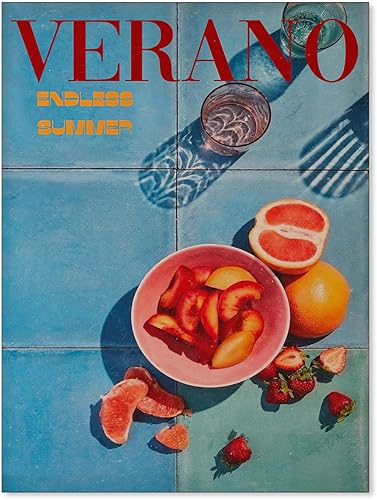 jkahh Pósteres minimalistas azules retro de los años 70, arte de pared de frutas naranjas de verano, arte de pared de moda, viajes, alimentos,