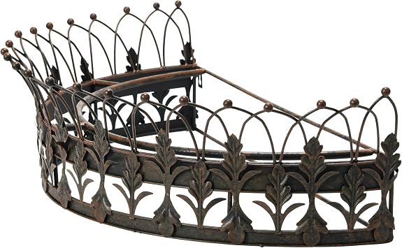 Creative Co-Op Metal Curtain Crown