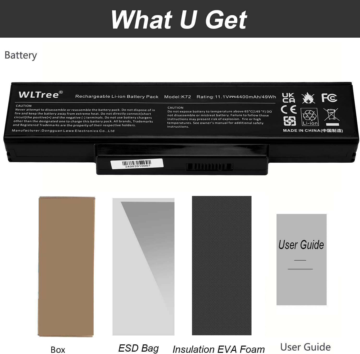 Patona Akku Für Asus A32-K72 A32-N71 A72D K72J A73S K73S N71J N73S X72J Laptop-Akku Ersatzakku