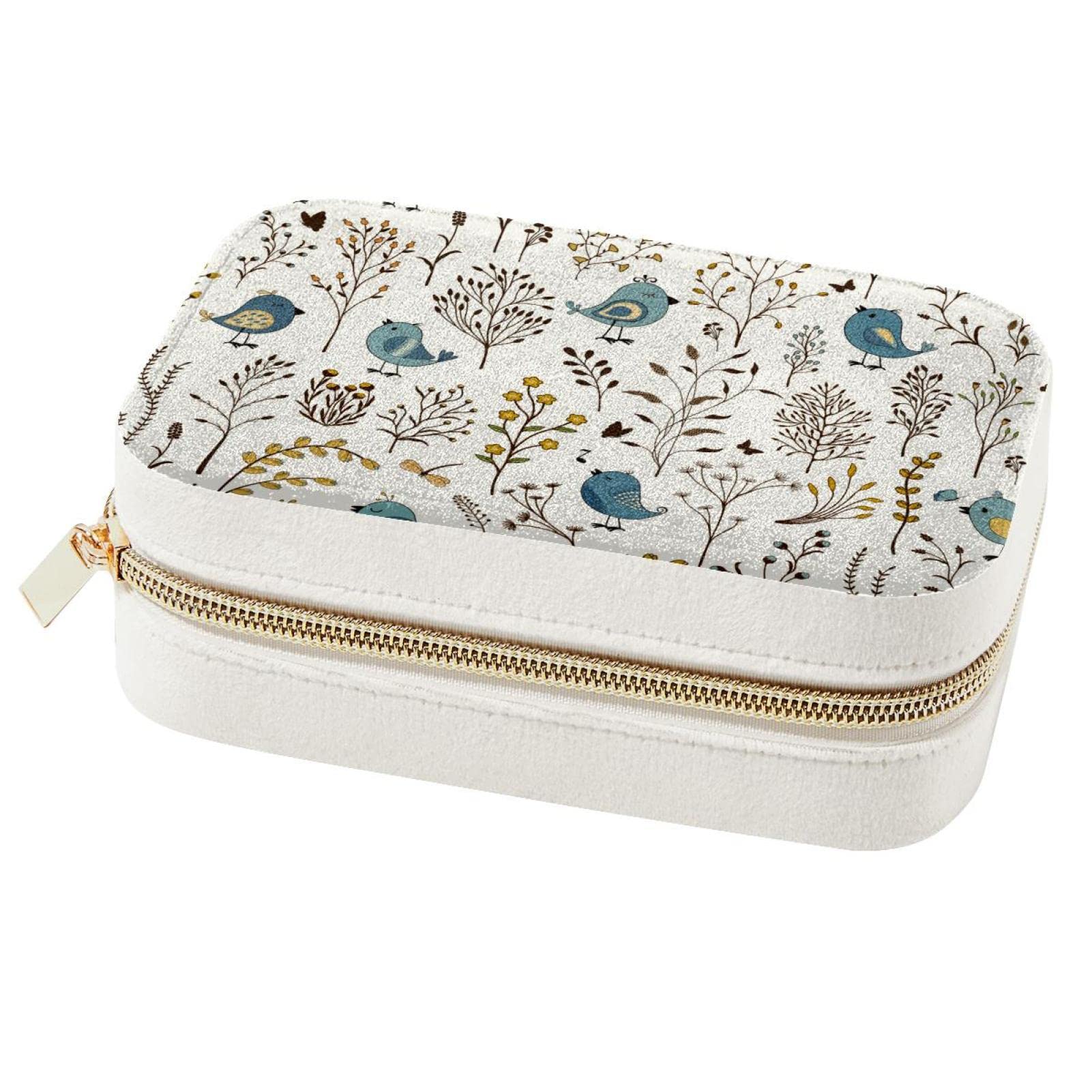 Boîte à bijoux portable oiseau pour ne plus emmêler vos colliers