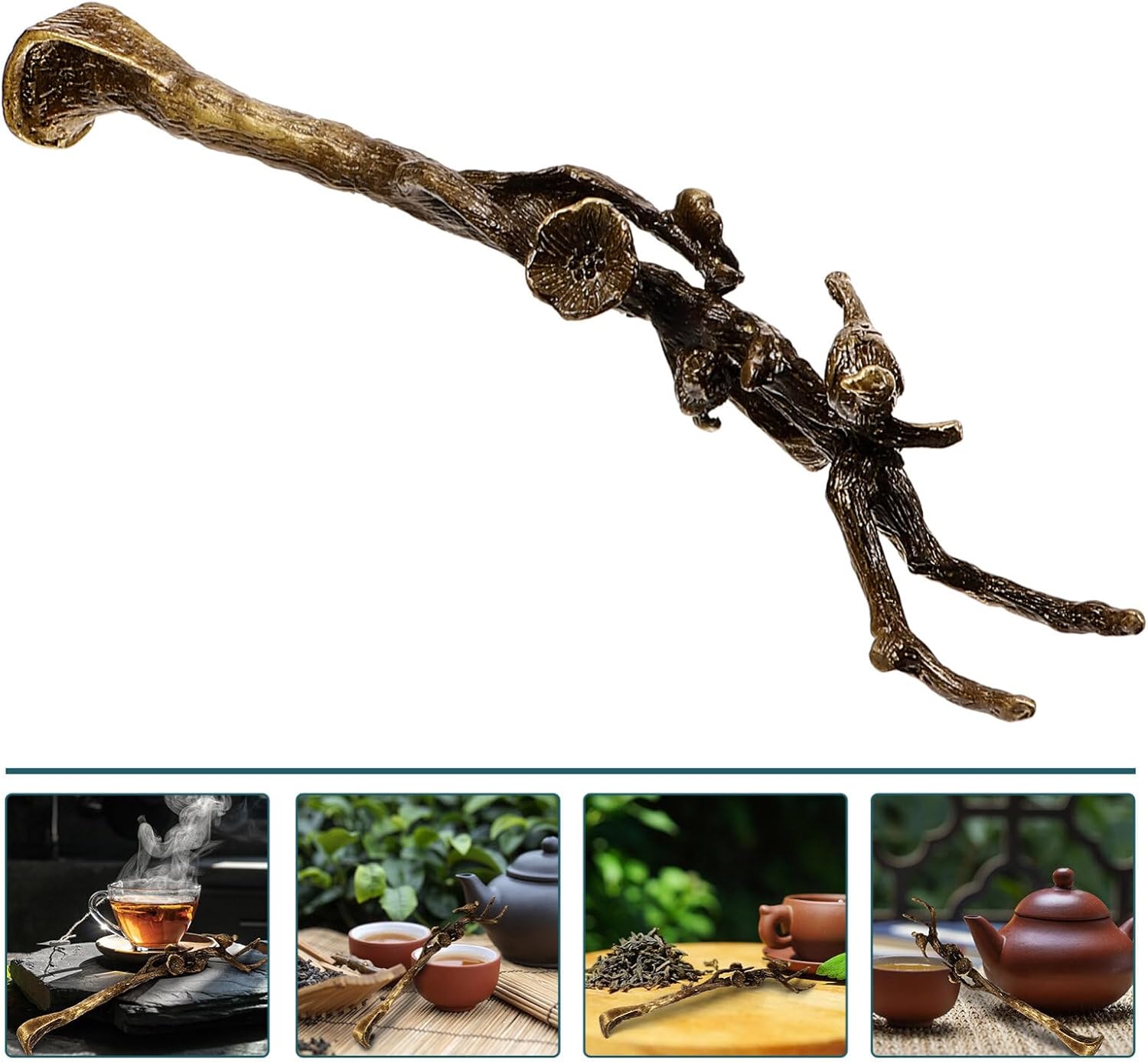 Kichvoe Pu Er Tea Needle Tool 6.29 Inch Stainless Steel Tea Pry for Breaking Cake Brick Accessories Tools for Gongfu Ceremony