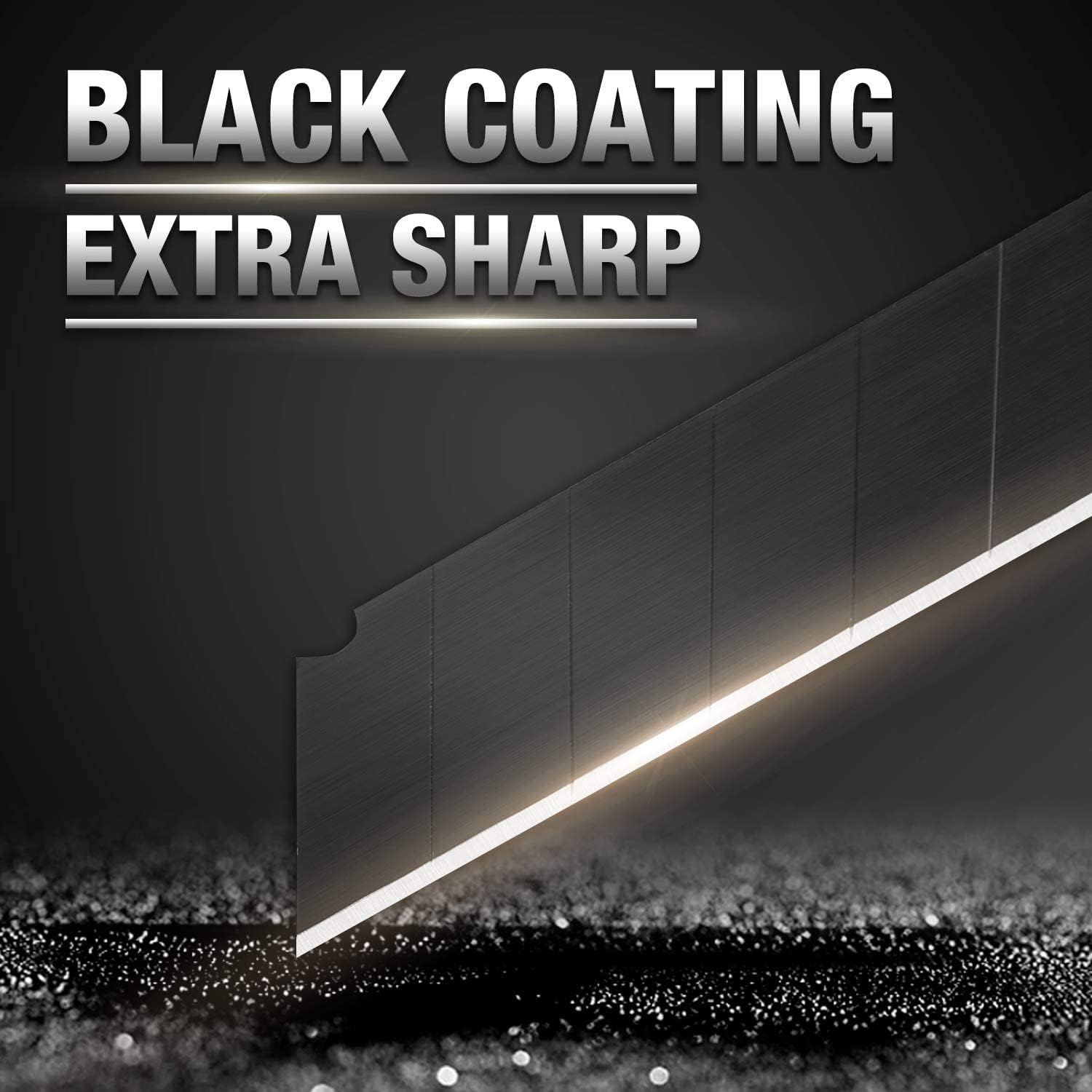 WORKPRO 18mm Snap-off Blades, SK5 Steel Replacement Blade Fits all 18mm Utility Knife & Box Cutter, Pack of 100 - Image 3